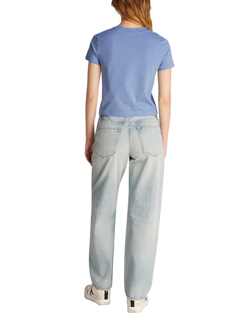PLACED INSTITUTIONAL T-shirt a manica corta, in cotone blue - T-shirt e Top Donna