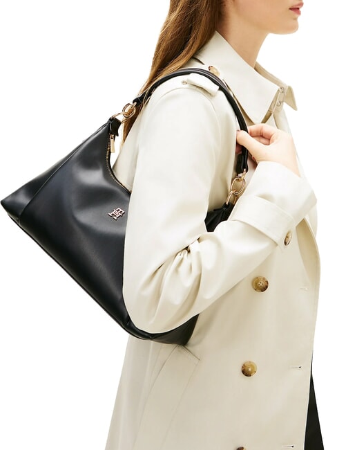 TH ESSENTIAL Borsa a spalla, con tracolla black - Borse Donna