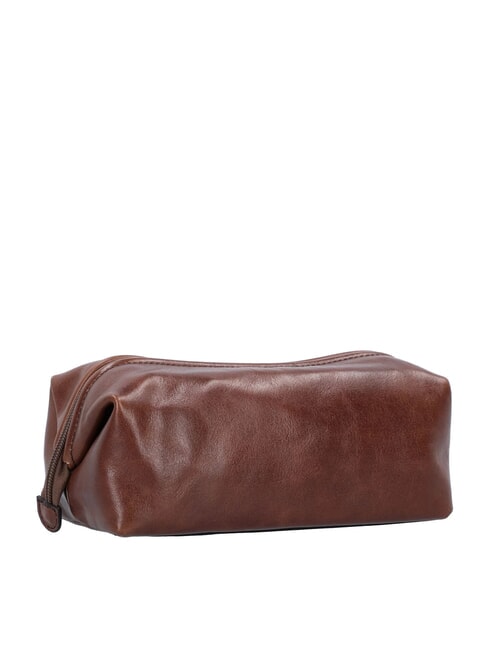 STORY VIAGGIO Beauty in pelle MARRONE - Beauty Case