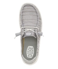 HEY DUDE WENDY STRETCH SOX Mocassini in tessuto stretch light grey - Scarpe Donna - 6