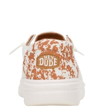 HEY DUDE WENDY RISE ANIMAL Scarpe in canvas white//multi - Scarpe Donna - 5