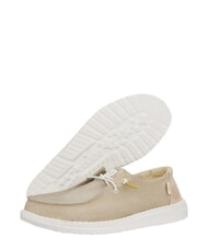 HEY DUDE WENDY METALLIC SPARKLE Scarpa easy on in tessuto glitterato gold - Scarpe Donna - 3
