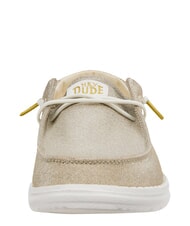 HEY DUDE WENDY METALLIC SPARKLE Scarpa easy on in tessuto glitterato gold - Scarpe Donna - 4