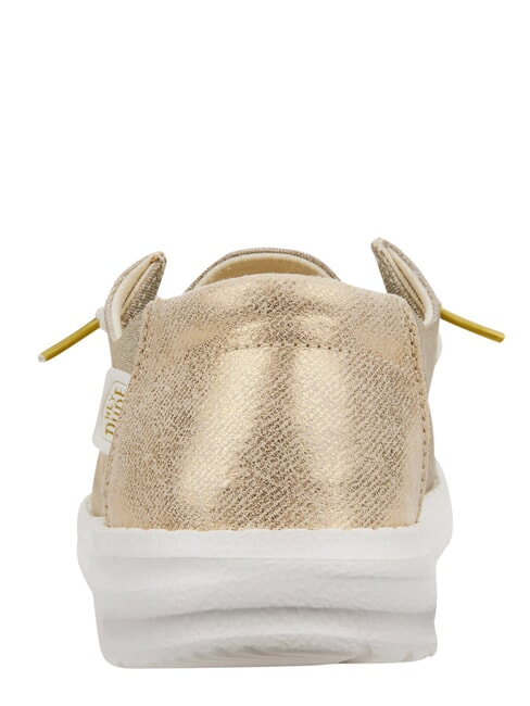 WENDY METALLIC SPARKLE Scarpa easy on in tessuto glitterato gold - Scarpe Donna