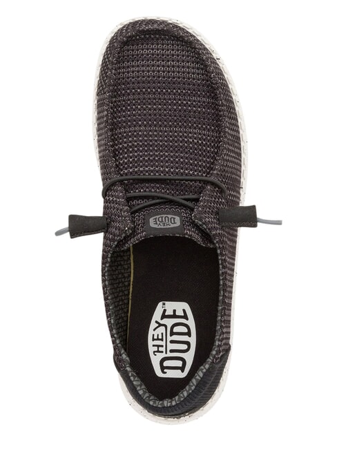 WENDY STRETCH SOX Mocassini in tessuto stretch black/white - Scarpe Donna