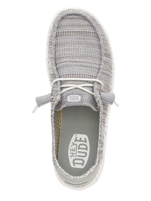 WENDY STRETCH SOX Mocassini in tessuto stretch light grey - Scarpe Donna
