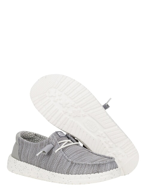 WENDY STRETCH SOX Mocassini in tessuto stretch light grey - Scarpe Donna