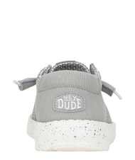 HEY DUDE WENDY STRETCH SOX Mocassini in tessuto stretch light grey - Scarpe Donna - 5