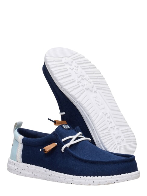 WALLY SUMMER LINEN Mocassini navy blazer/multi - Scarpe Uomo