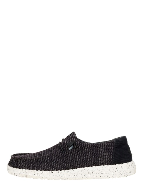 WENDY STRETCH SOX Mocassini in tessuto stretch black/white - Scarpe Donna