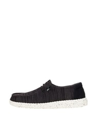 HEY DUDE WENDY STRETCH SOX Mocassini in tessuto stretch black/white - Scarpe Donna - 2
