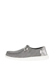 HEY DUDE WENDY METALLIC SPARKLE Scarpa easy on in tessuto glitterato charcoal - Scarpe Donna - 2