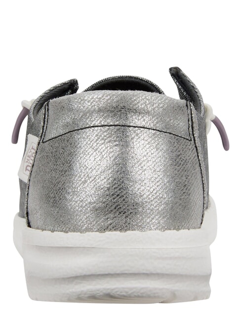 WENDY METALLIC SPARKLE Scarpa easy on in tessuto glitterato charcoal - Scarpe Donna