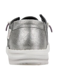 HEY DUDE WENDY METALLIC SPARKLE Scarpa easy on in tessuto glitterato charcoal - Scarpe Donna - 5