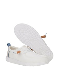 HEY DUDE WALLY SUMMER LINEN Mocassini white/stone grey - Scarpe Uomo - 3
