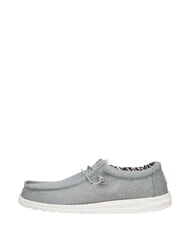 HEY DUDE WALLY CANVAS M Mocassini easy-on in tela light grey - Scarpe Uomo - 2