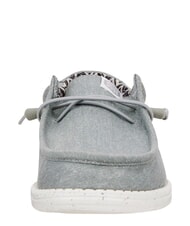 HEY DUDE WALLY CANVAS M Mocassini easy-on in tela light grey - Scarpe Uomo - 4