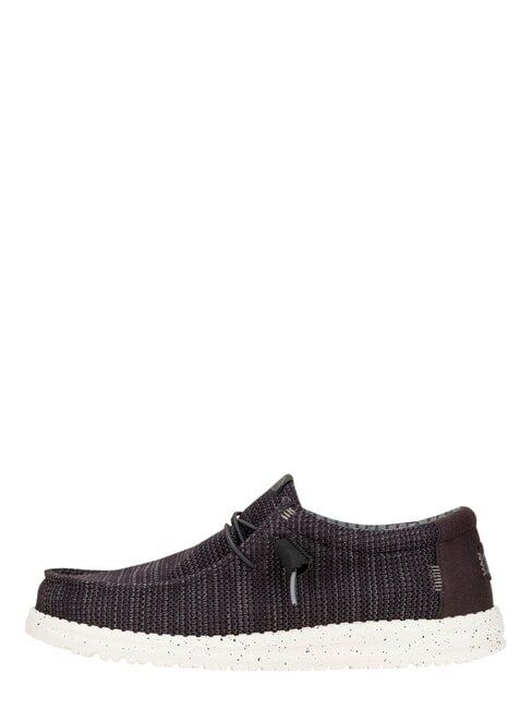 WALLY STRETCH SOX Mocassini in tessuto mesh black/white - Scarpe Uomo
