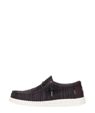 HEY DUDE WALLY STRETCH SOX Mocassini in tessuto mesh black/white - Scarpe Uomo - 2