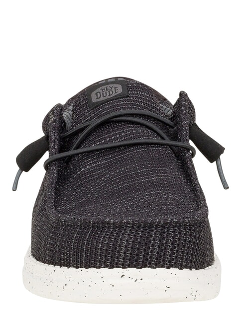 WALLY STRETCH SOX Mocassini in tessuto mesh black/white - Scarpe Uomo