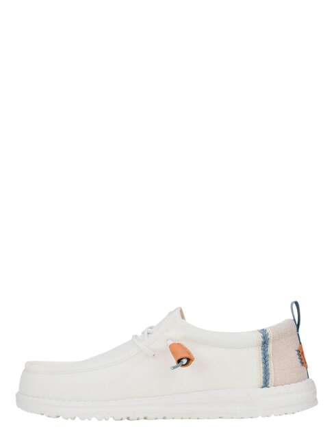 WALLY SUMMER LINEN Mocassini white/stone grey - Scarpe Uomo