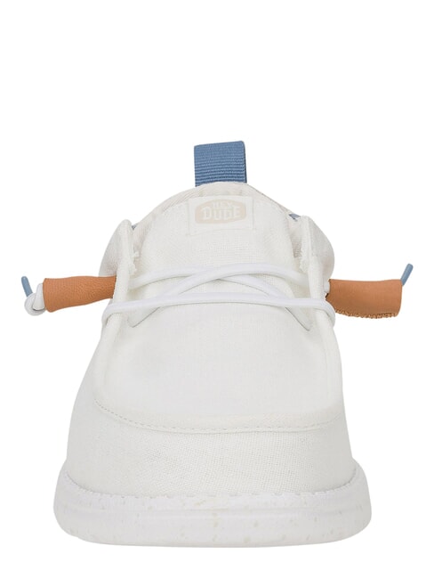 WALLY SUMMER LINEN Mocassini white/stone grey - Scarpe Uomo