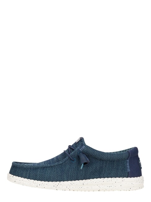 WALLY STRETCH SOX Mocassini in tessuto mesh navy - Scarpe Uomo
