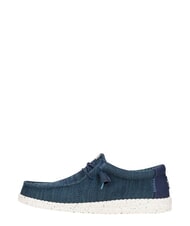 HEY DUDE WALLY STRETCH SOX Mocassini in tessuto mesh navy - Scarpe Uomo - 2