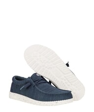 HEY DUDE WALLY STRETCH SOX Mocassini in tessuto mesh navy - Scarpe Uomo - 3