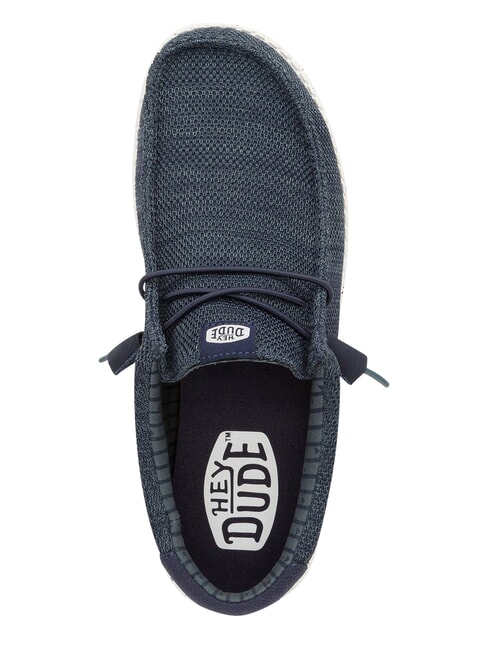 WALLY STRETCH SOX Mocassini in tessuto mesh navy - Scarpe Uomo