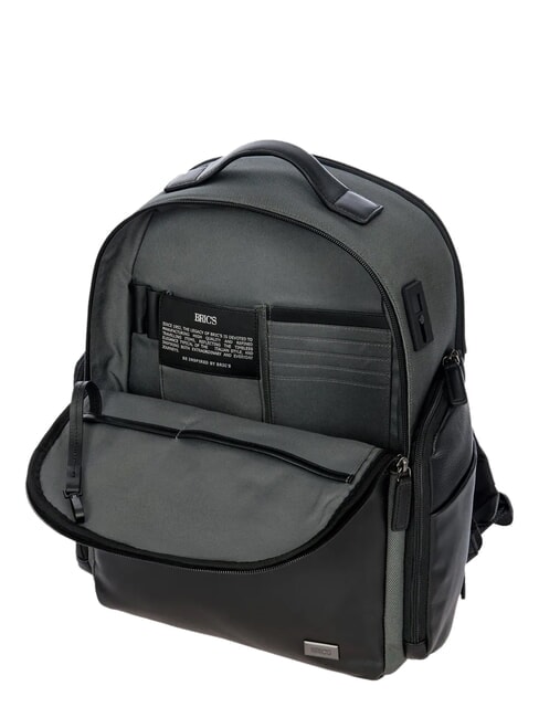 MONZA Zaino business porta pc 15" grigio/nero - Zaini da lavoro porta PC