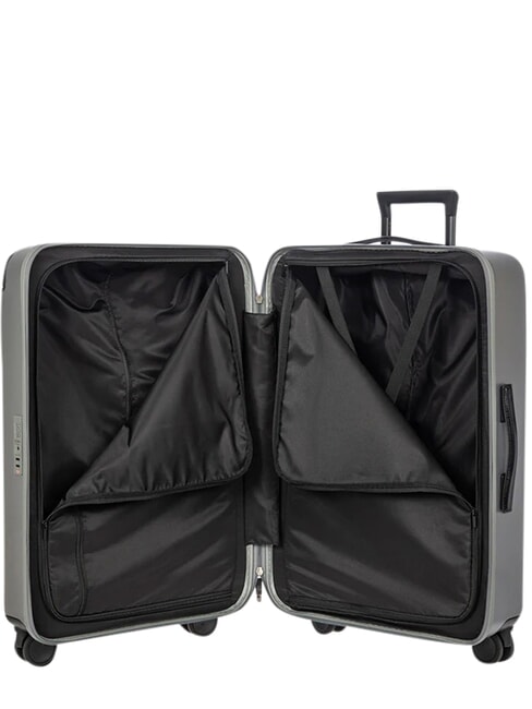 AMALFI Trolley misura media silver/black - Trolley Rigidi