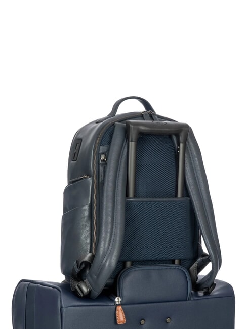 TORINO Zaino porta PC 15", in pelle navy - Zaini da lavoro porta PC