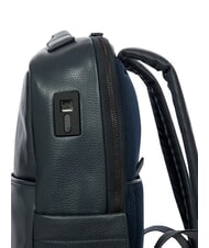 BRIC&rsquo;S TORINO Zaino porta PC 14", in pelle navy - Zaini da lavoro porta PC - 7