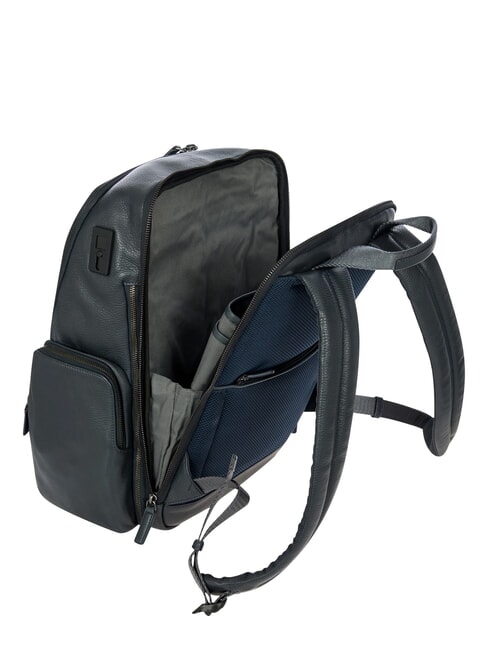 TORINO Zaino porta pc 15", in pelle navy - Zaini da lavoro porta PC