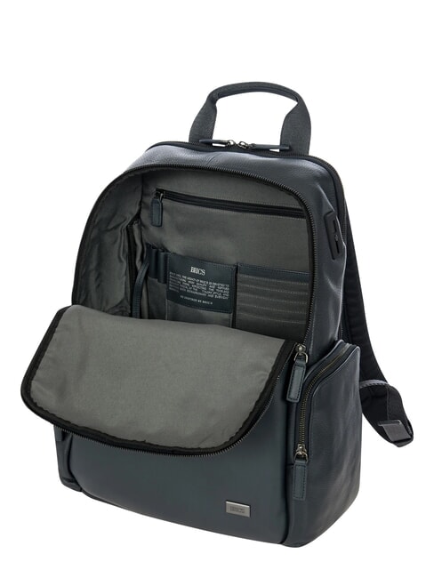 TORINO Zaino porta pc 15", in pelle navy - Zaini da lavoro porta PC