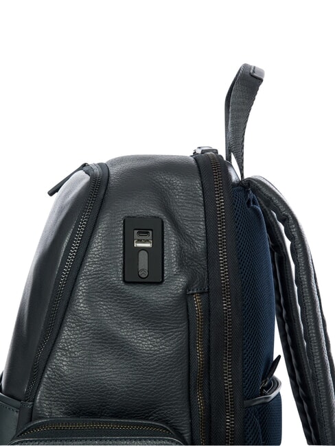 TORINO Zaino porta pc 15", in pelle navy - Zaini da lavoro porta PC