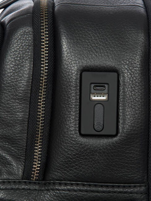 TORINO Zaino porta PC 15,6", in pelle Nero - Zaini da lavoro porta PC