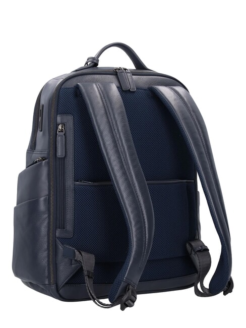 TORINO Zaino porta PC 15,6", in pelle navy - Zaini da lavoro porta PC
