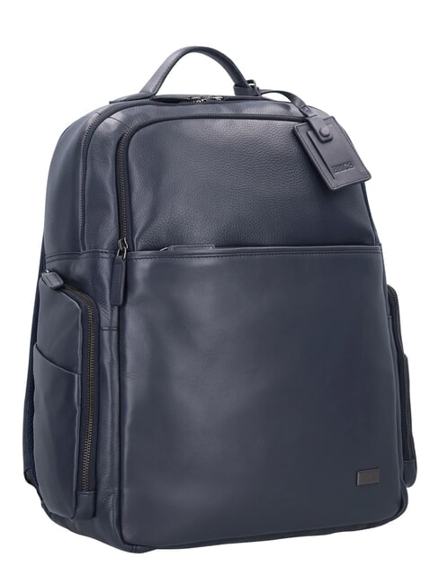 TORINO Zaino porta PC 15,6", in pelle navy - Zaini da lavoro porta PC