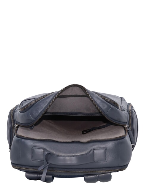 TORINO Zaino porta PC 15,6", in pelle navy - Zaini da lavoro porta PC
