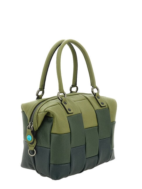 G3 PLUS L Borsa shopping trasformabile, in pelle prezzemolo/olive green/abete - Borse Donna