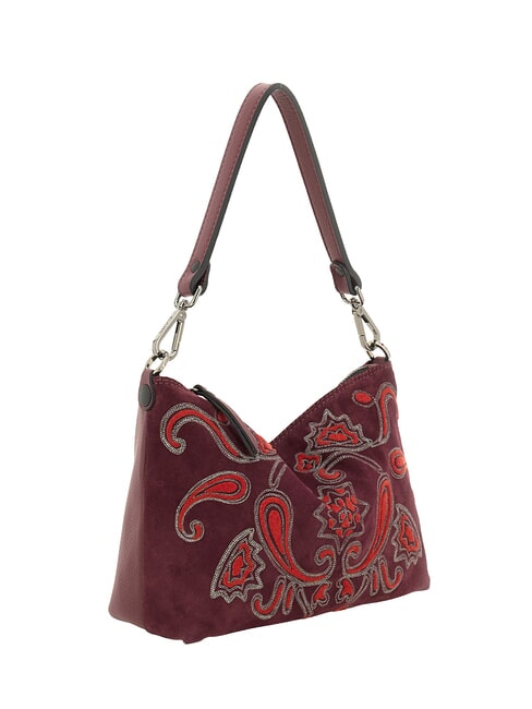 FILIPPA M Borsa a spalla, con tracolla, in pelle chianti - Borse Donna