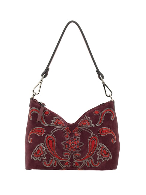 FILIPPA M Borsa a spalla, con tracolla, in pelle chianti - Borse Donna