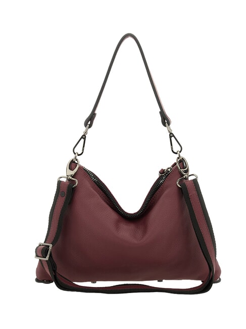 FILIPPA M Borsa a spalla, con tracolla, in pelle chianti - Borse Donna
