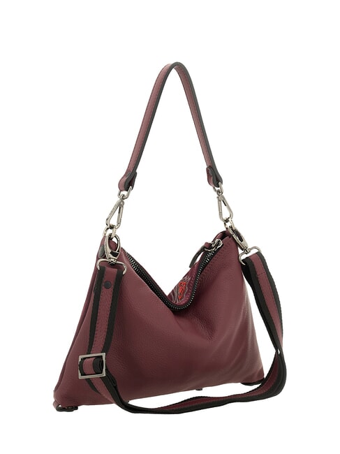 FILIPPA M Borsa a spalla, con tracolla, in pelle chianti - Borse Donna