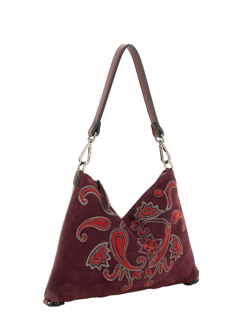 FILIPPA M Borsa a spalla, con tracolla, in pelle chianti - Borse Donna