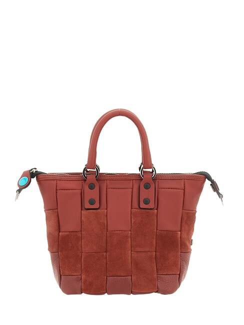 G3 MINI M Borsa trasformabile, in pelle terracotta - Borse Donna