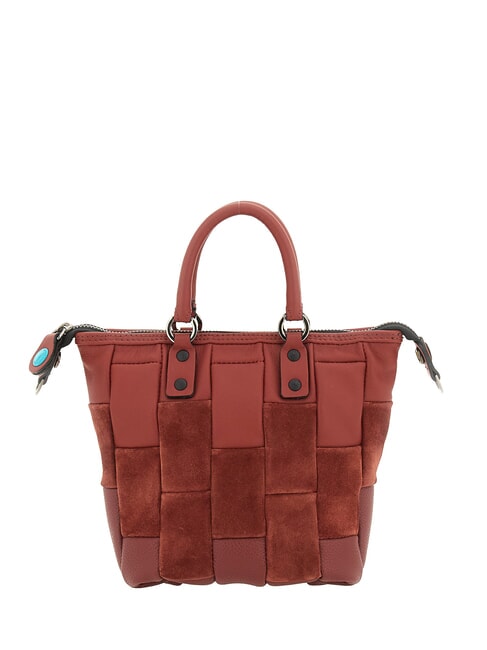 G3 MINI M Borsa trasformabile, in pelle terracotta - Borse Donna