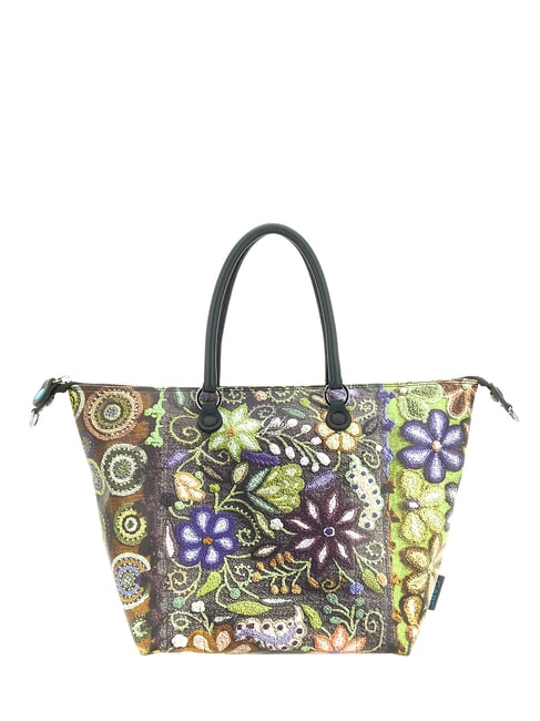 G3 PLUS LARGE MULTICOLOR Borsa piattina shopping trasformabile multicolor - Borse Donna